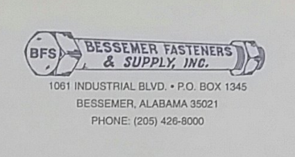 Bessemer Fastener & Supply, INC. Logo