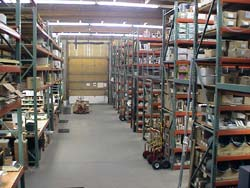 Stock Room at Fasteners & Fire Equipment Co. INC.