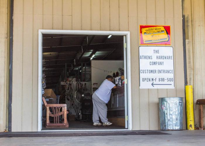 Athens Hardware Co. Store front
