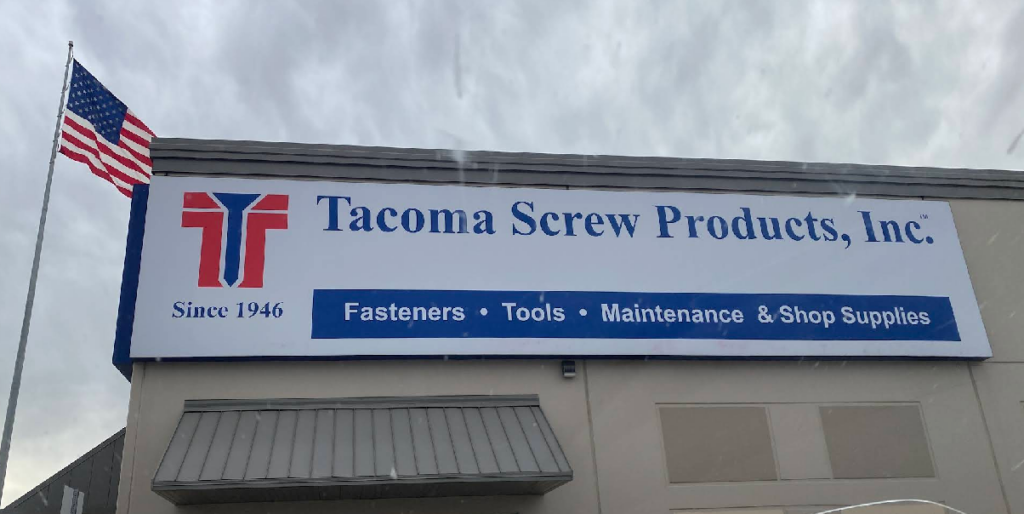 Tacoma Screw Products Sign Caldwell ID