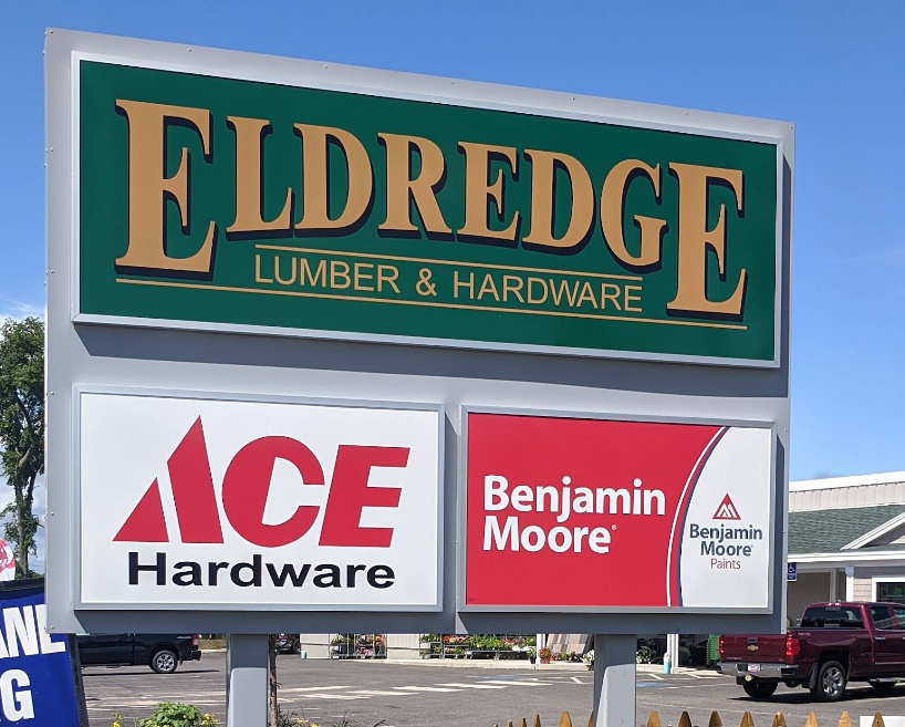 Eldredge Lumber & Hardware Sign