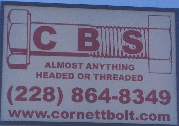 Cornett Bolt & Screw Inc Sign