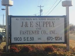 J & E Supply & Fastener Co., Inc. Sign