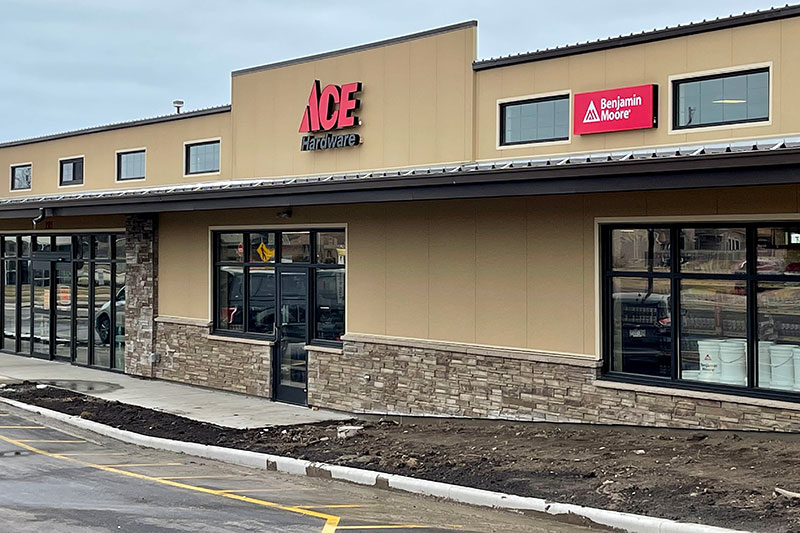 Prairie Side Ace Hardware Store Front