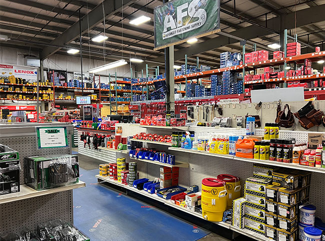 Advanced Fastening Supply Store Floor