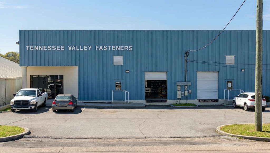 Tennessee Valley Fasteners storefront in Knoxville Tennessee