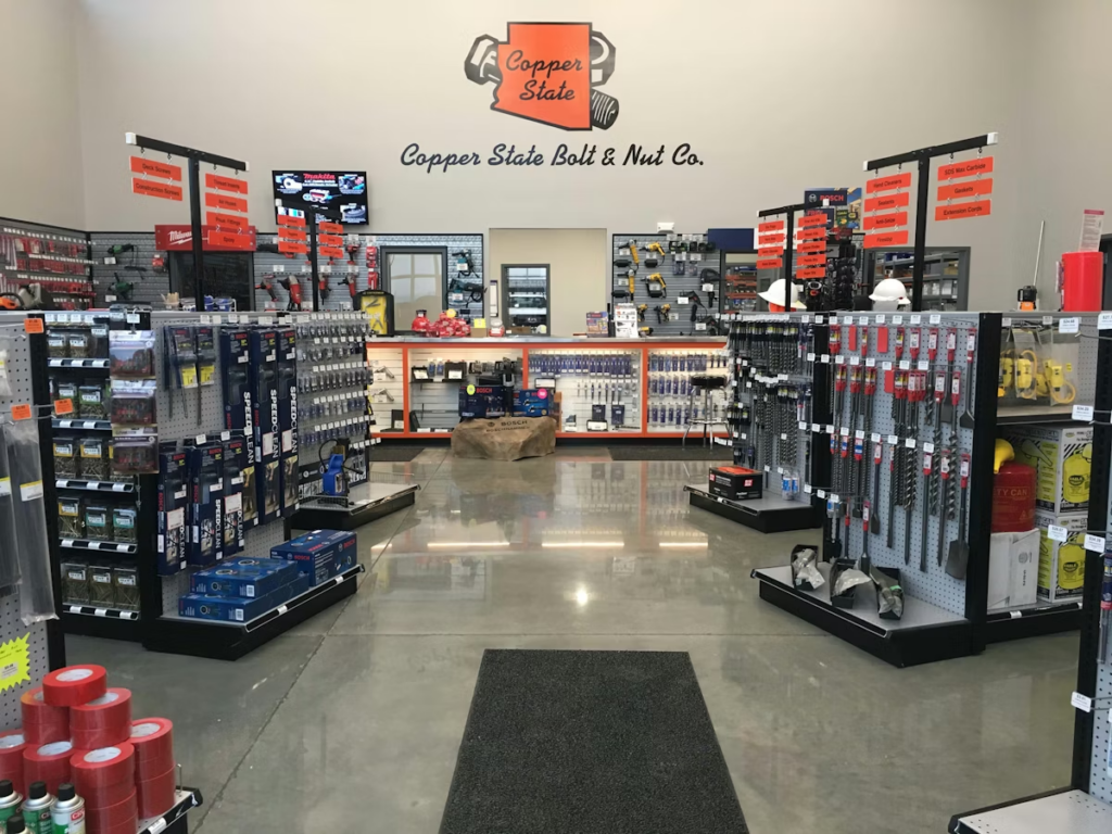 Copper State Bolt & Nut Co. Store Room Floor In Phoenix Arizona