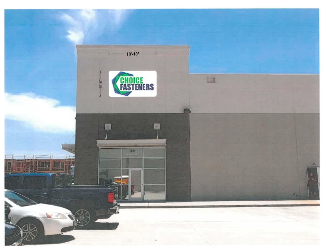 Choice Fasteners Storefront in Houston, Texas