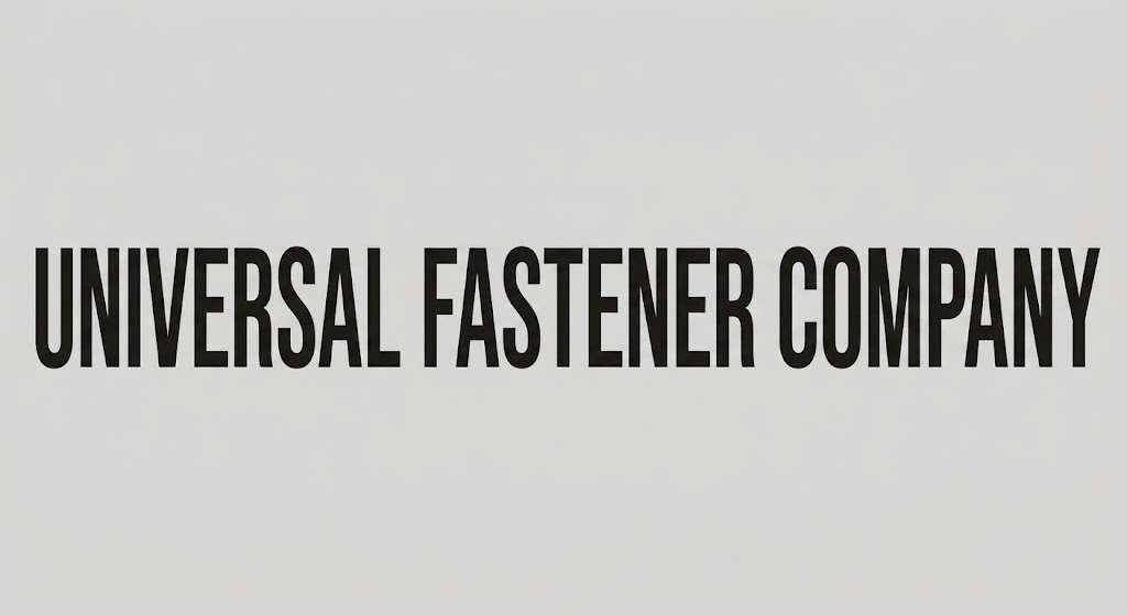 Universal Fastener Company Text Logo